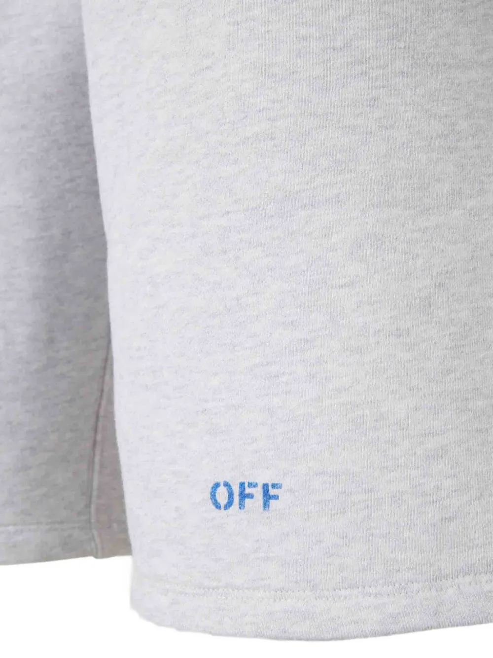 Off-White Shorts met elastische tailleband en logodetail Grijs