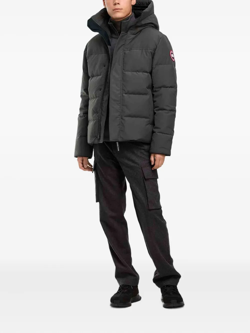 Canada Goose Short Down Jacket Macmillan In Gray