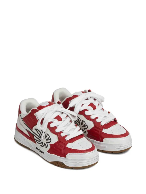 【関税＆送料込み】Palm Angels Venice Worn Out Sneakers Palm Angels Venice Worn Out Sneakers | White | FARFETCH