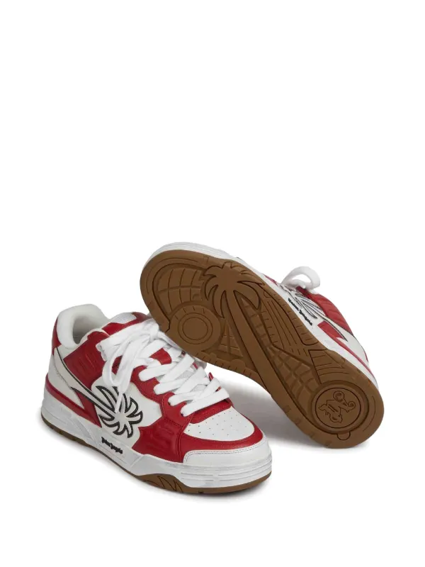 Palm Angels Venice Worn Out Sneakers | White | FARFETCH