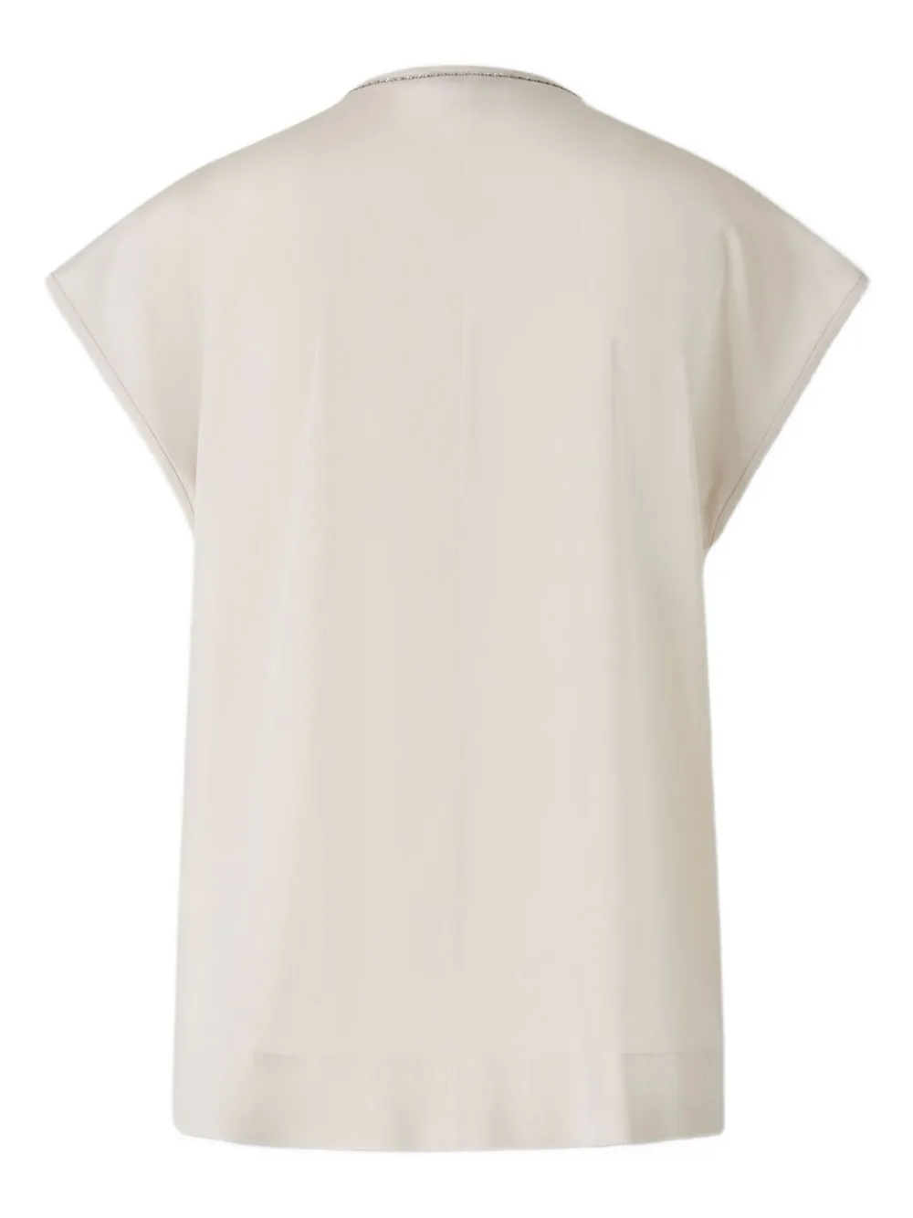 Peserico bead-embellished V-neck top | T-Shirts & Jersey Shirts | Image 2