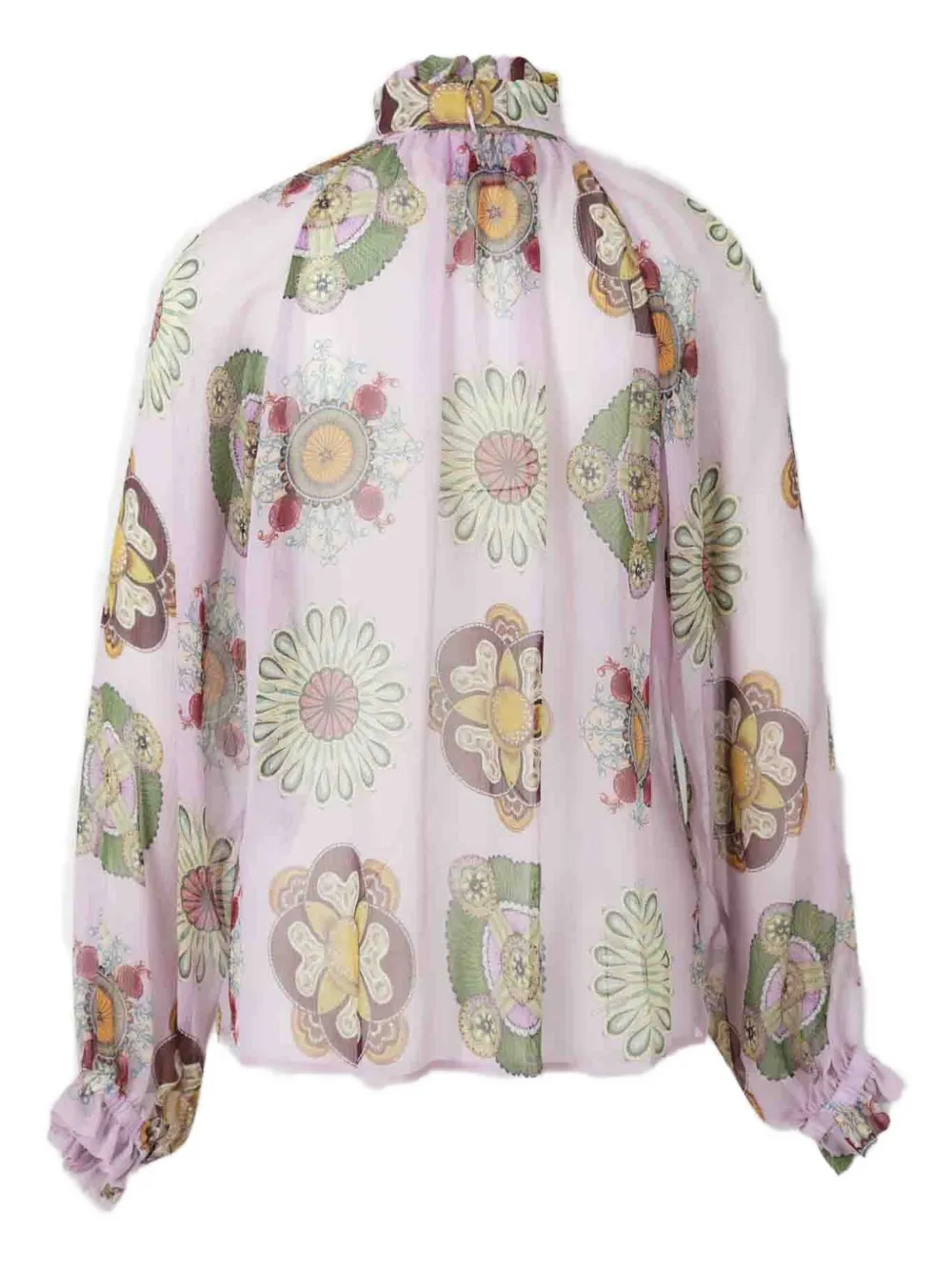La DoubleJ floral-print blouse - Paars