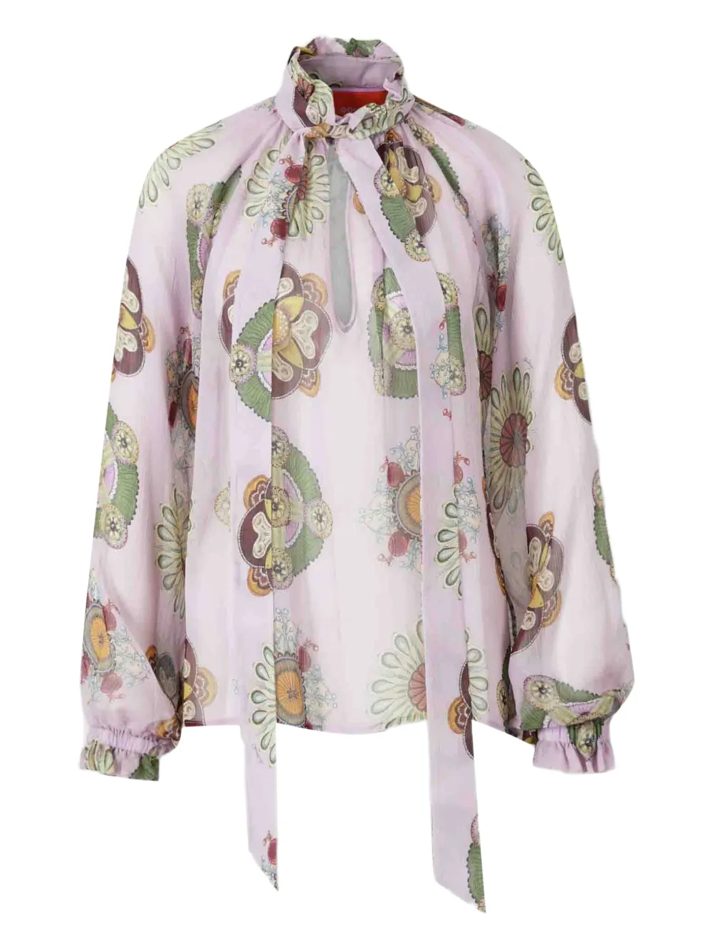 La DoubleJ floral-print blouse | Purple | Image 1