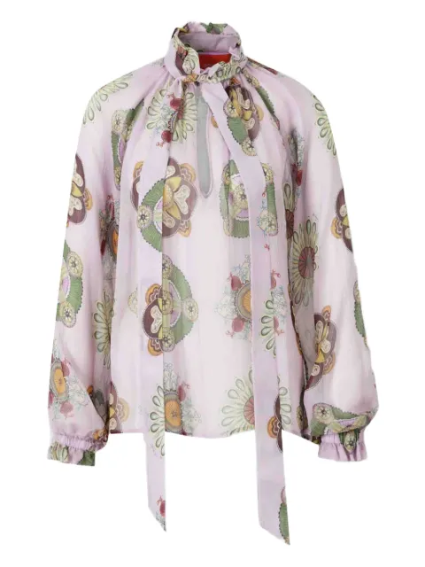 La DoubleJ floral-print blouse