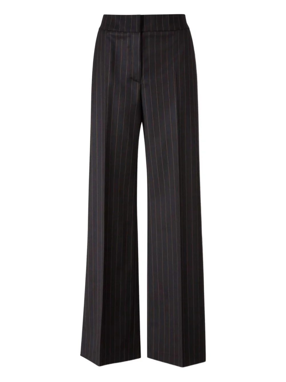 Peserico pinstripe flared trousers | Black | Image 1