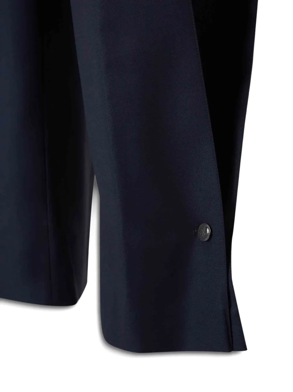 Peserico Plooibroek met wijde pijpen Blauw