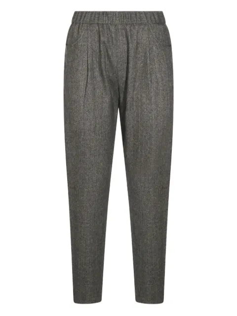 Antonelli pantalones con motivo pied de poule