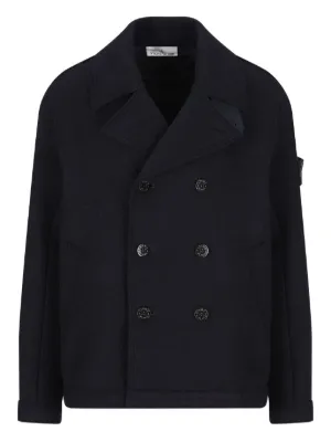 DSQUARED2 double-breasted Wool Coat | Black | FARFETCH JO