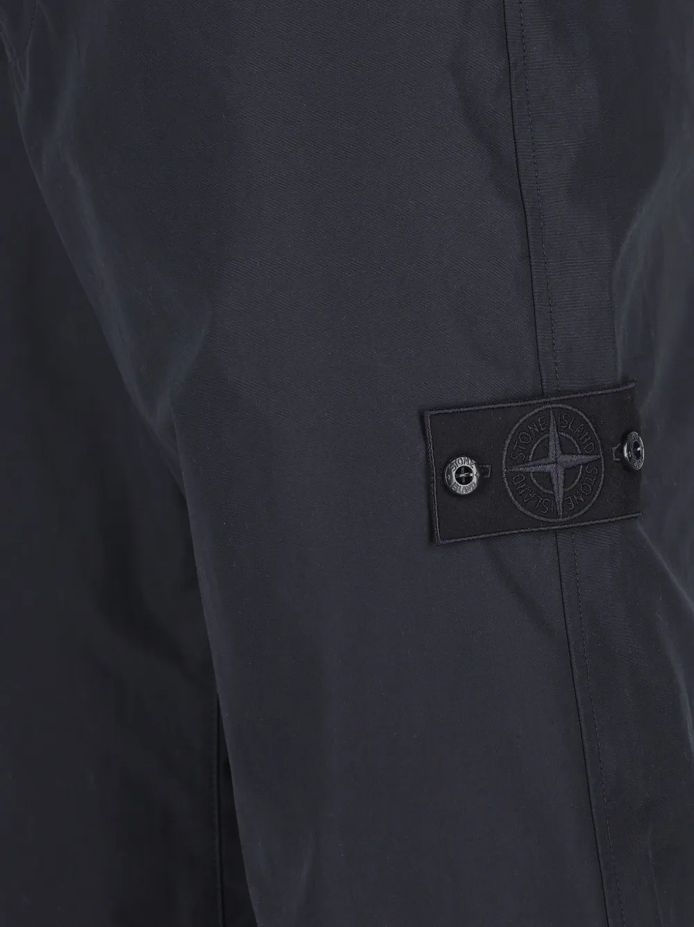 Stone Island Relaxed Fit Trousers Featuring Pockets In Blue
