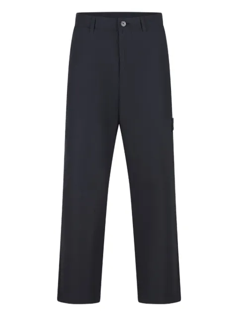Stone Island patch-pocket cotton trousers