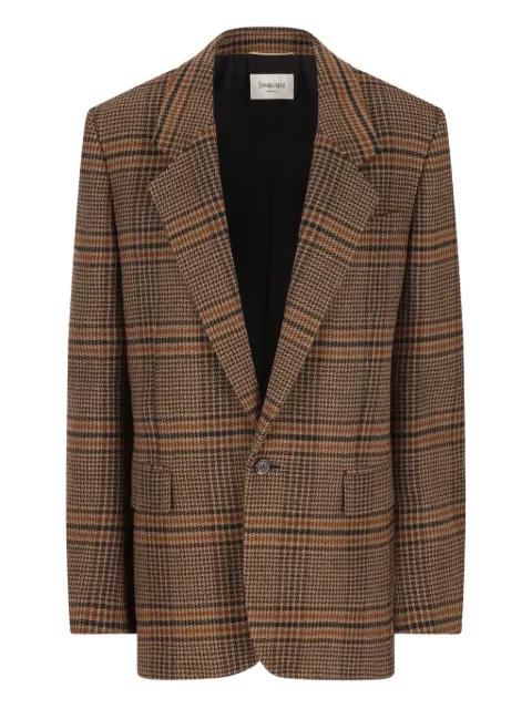 Saint Laurent houndstooth check blazer