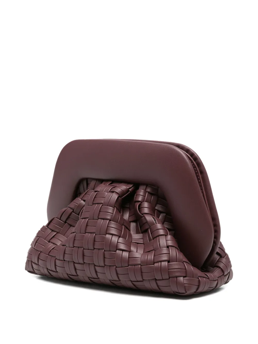 Themoirè Mini Gea Clutch Bag In Red