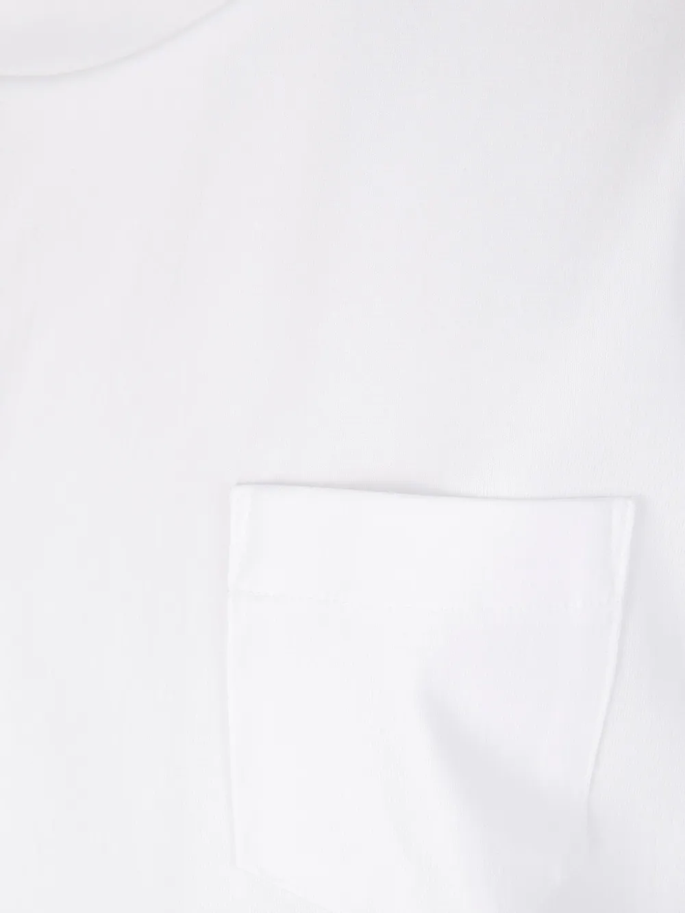 Sacai Poplin X Cotton Jersey T-shirt In White