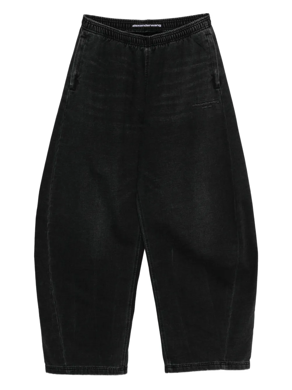 Alexander Wang pantalones anchos con pretina elástica | negro | Image 1