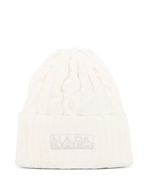 Napapijri cable-knit beanie