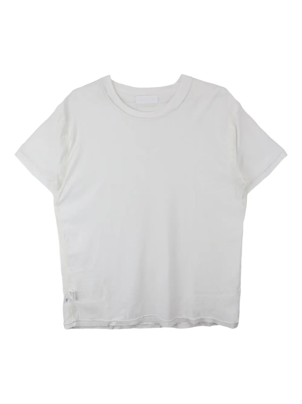 ALEXANDER DIGENOVA Tape Seam Logo T-shirt | White | Image 1