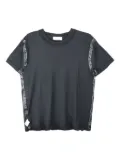 ALEXANDER DIGENOVA Tape Seam Logo T-shirt - Black