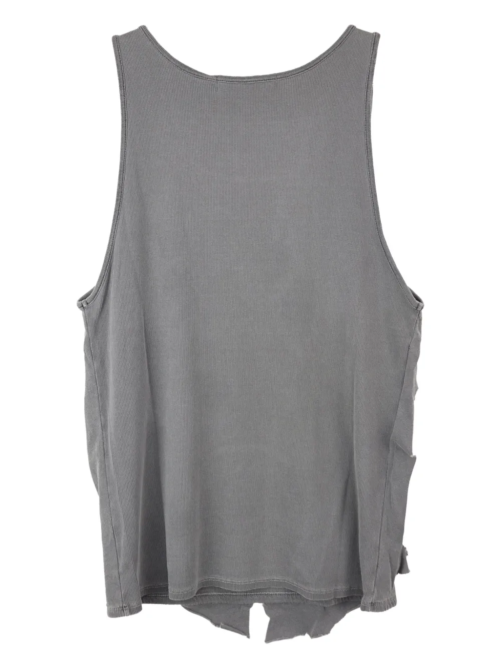 ALEXANDER DIGENOVA Taped Seam ribbed tank top - Grijs