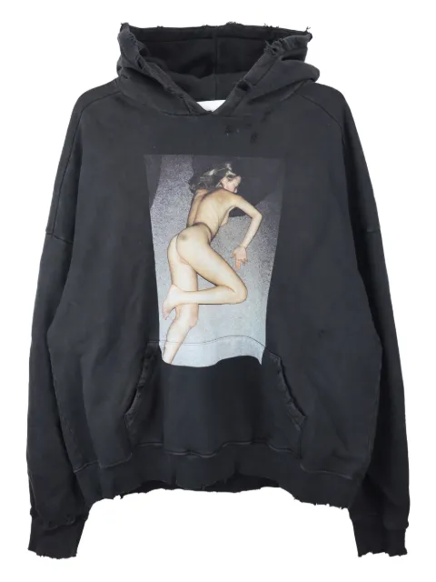 ALEXANDER DIGENOVA Slim Blonde distressed hoodie