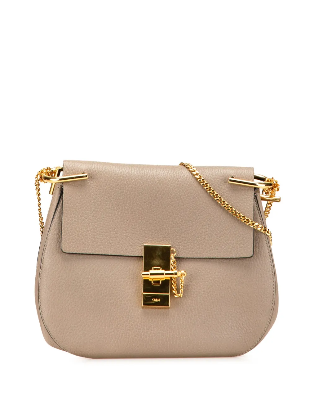 Chloé Pre-Owned 2000-2002 Small Leather Drew crossbody bag | Brown | Image 1