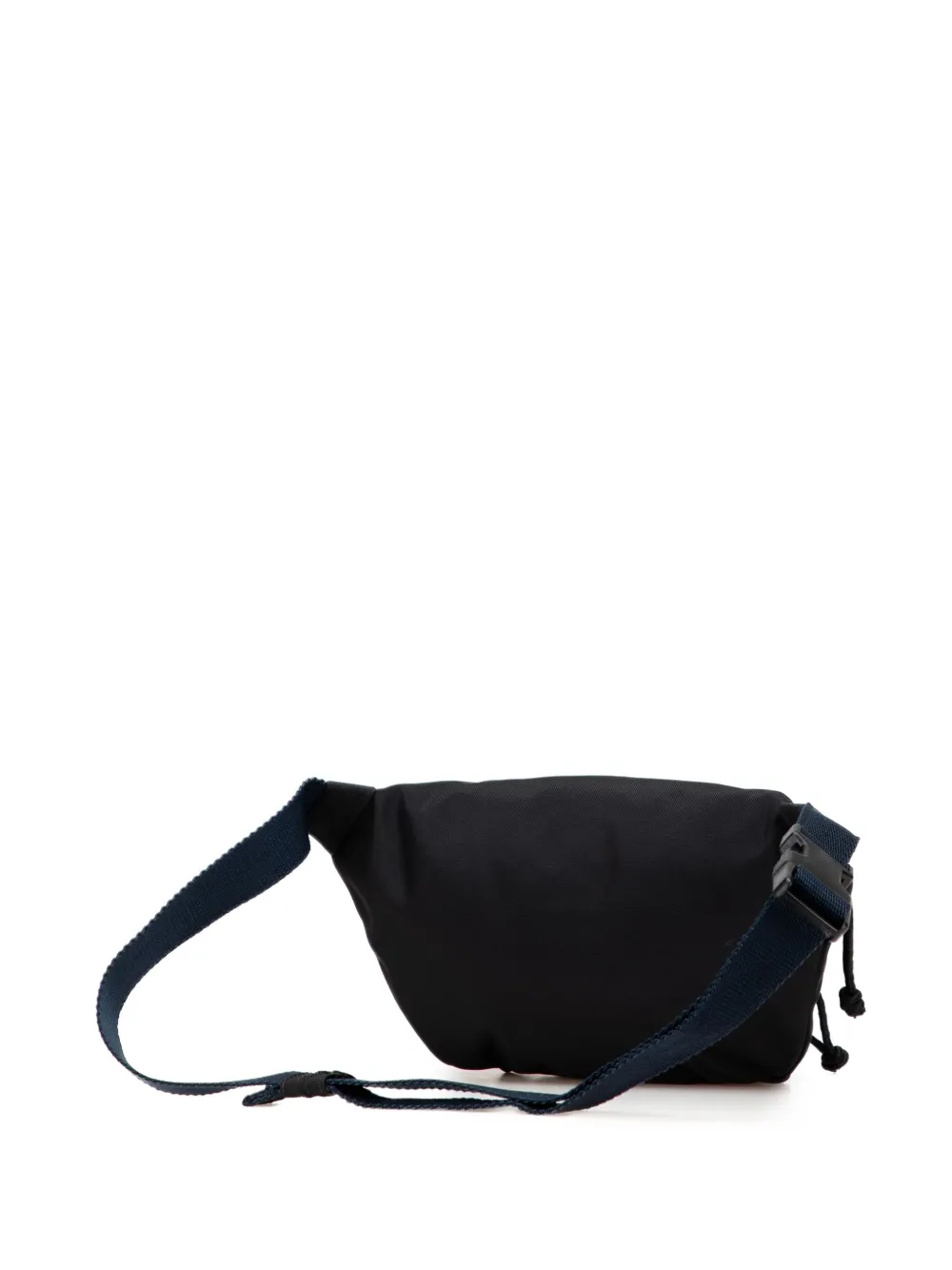 Pre-owned Balenciaga 2019 Nylon Logo Wheel Belt Bag In Black