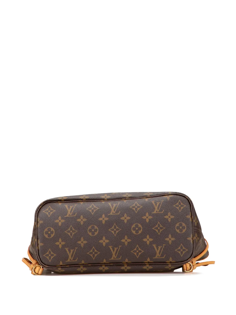 Pre-owned Louis Vuitton 2009 Monogram Neverfull Pm Tote Bag In Brown