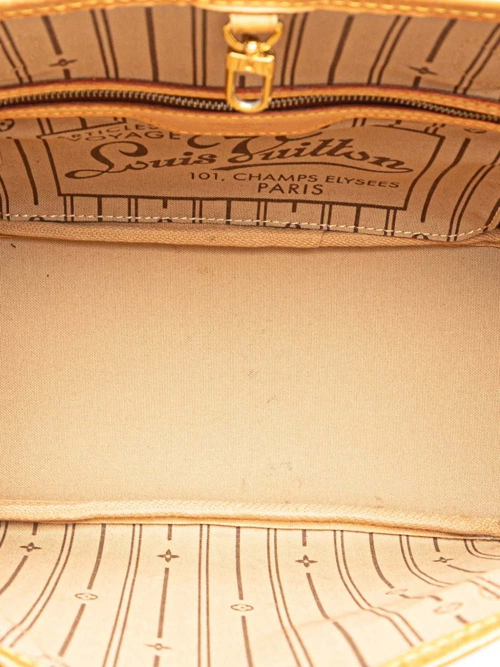 Pre-owned Louis Vuitton 2009 Monogram Neverfull Pm Tote Bag In Brown