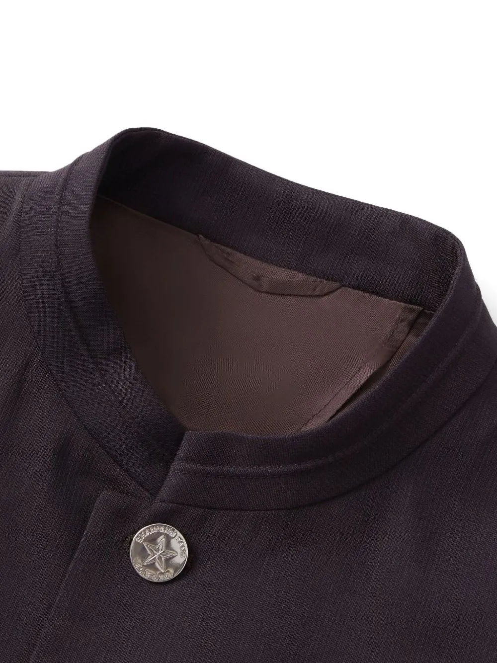Shanghai Tang Five-button Blazer In Brown