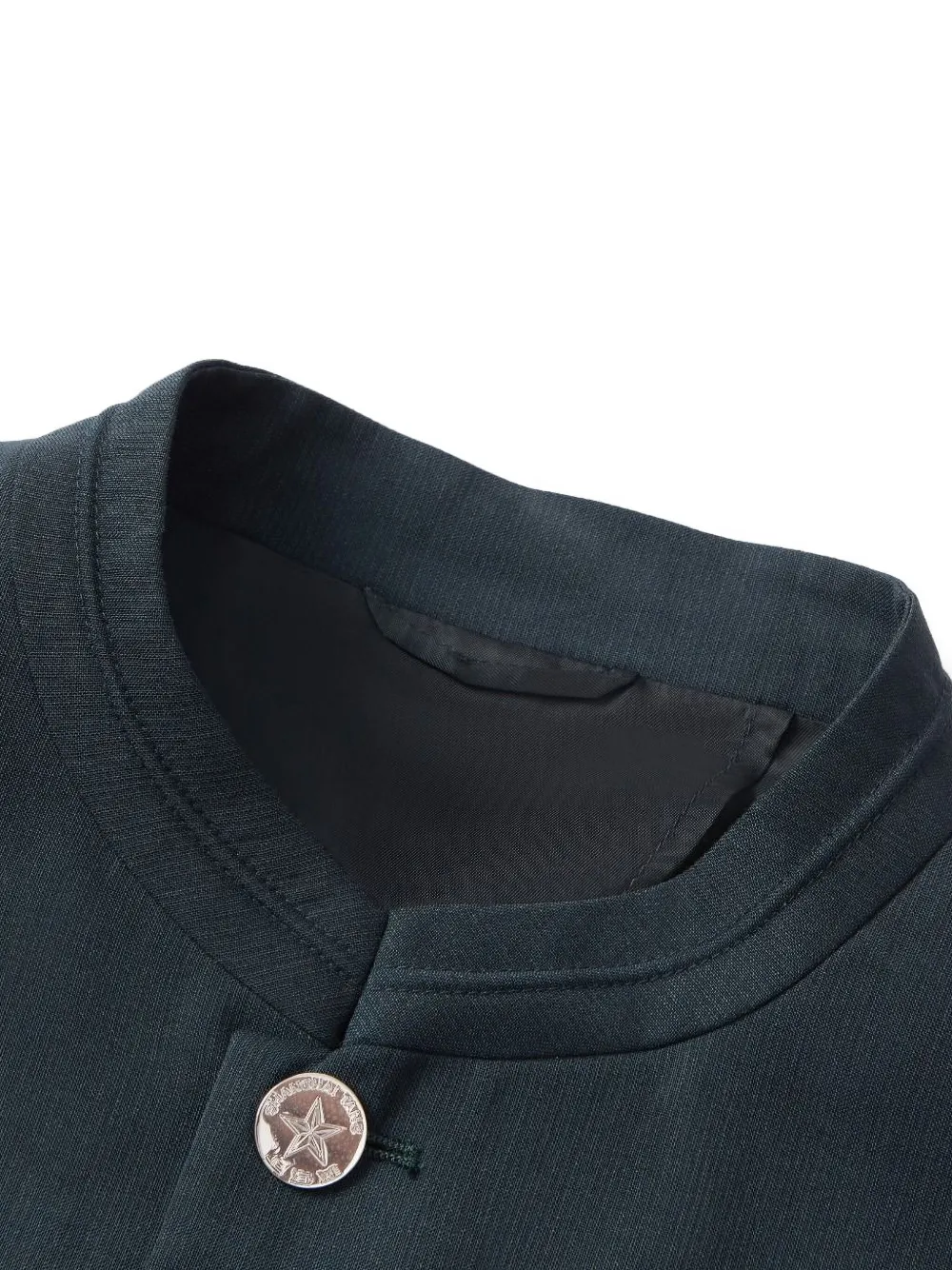 Shanghai Tang Five-button Wool Blazer In Blue