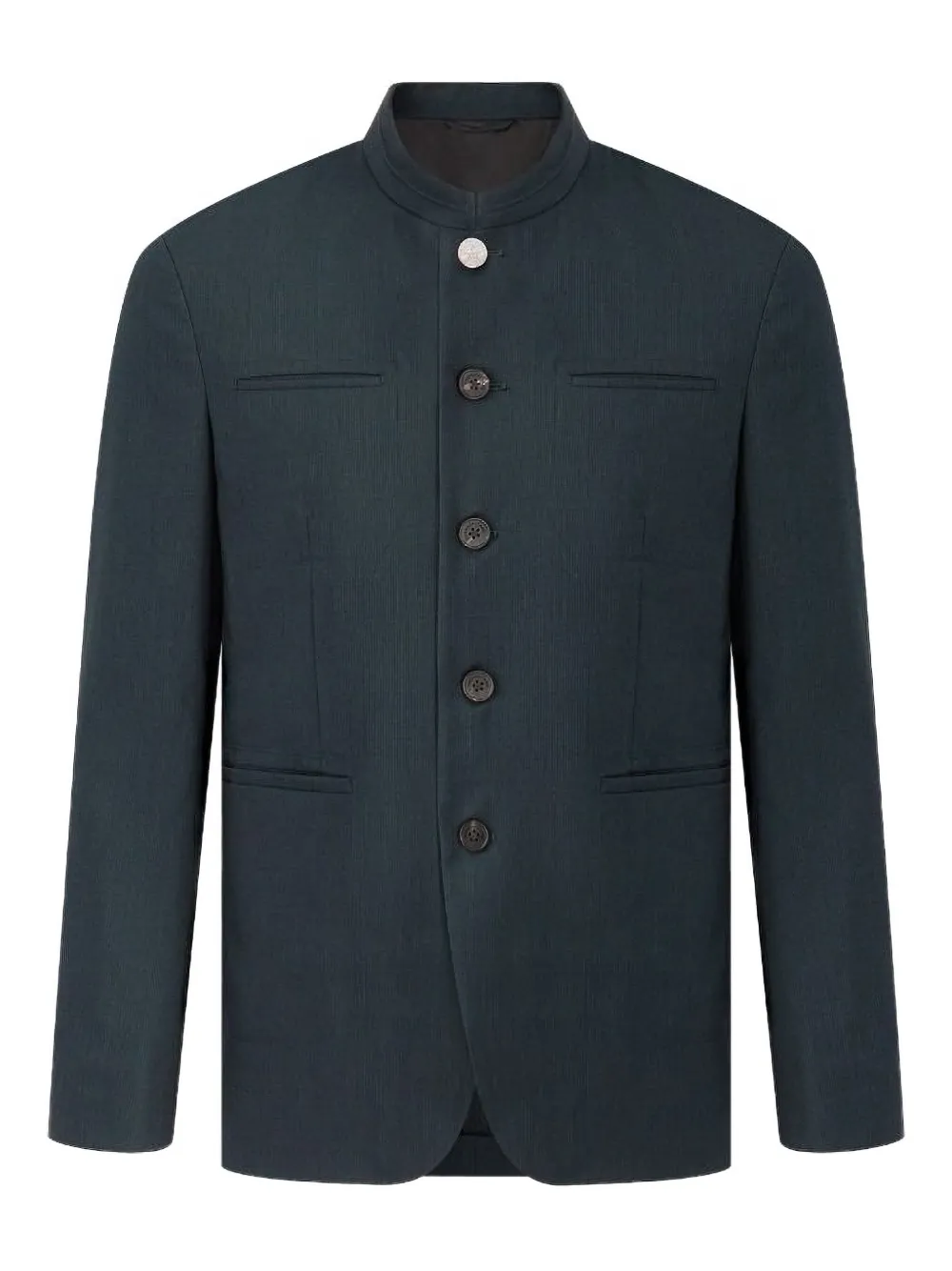 Shanghai Tang five-button wool blazer | Green | Image 1
