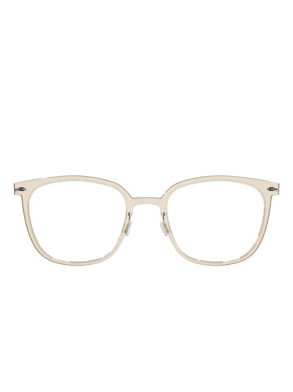 Lindberg square-frame glasses | Neutrals | Image 1