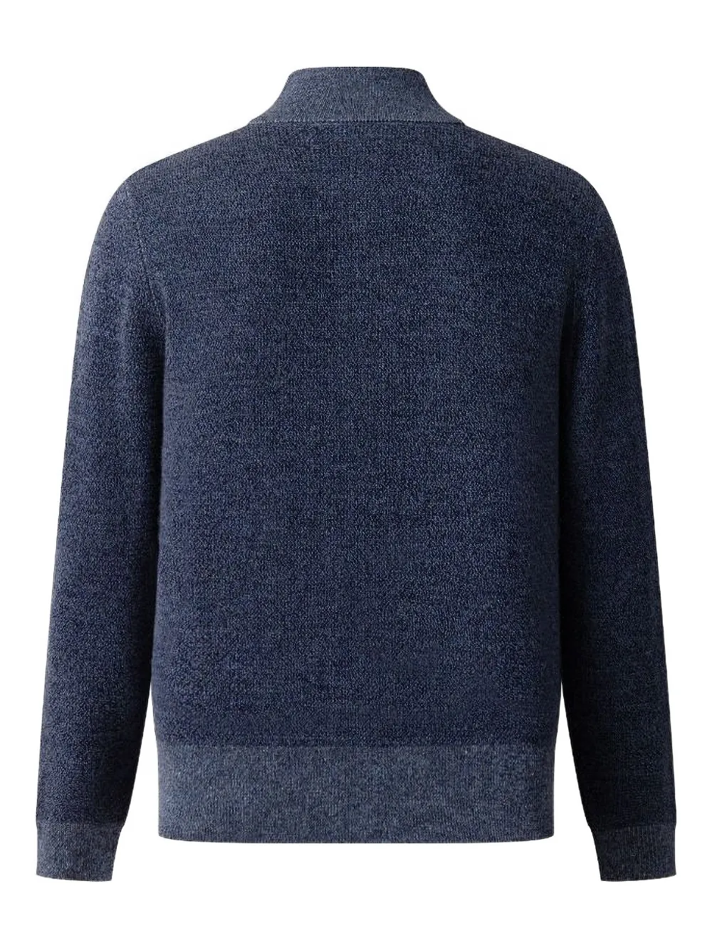 Shanghai Tang Buttoned Wool Cardigan In Blue