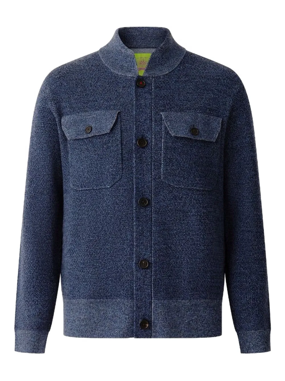 Shanghai Tang buttoned wool cardigan | Blue | Image 1