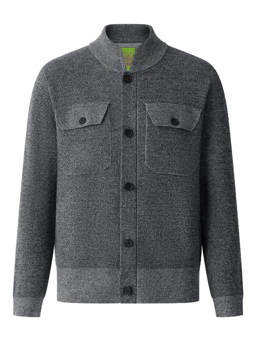 Shanghai Tang wool buttoned cardigan | Grey | Image 1