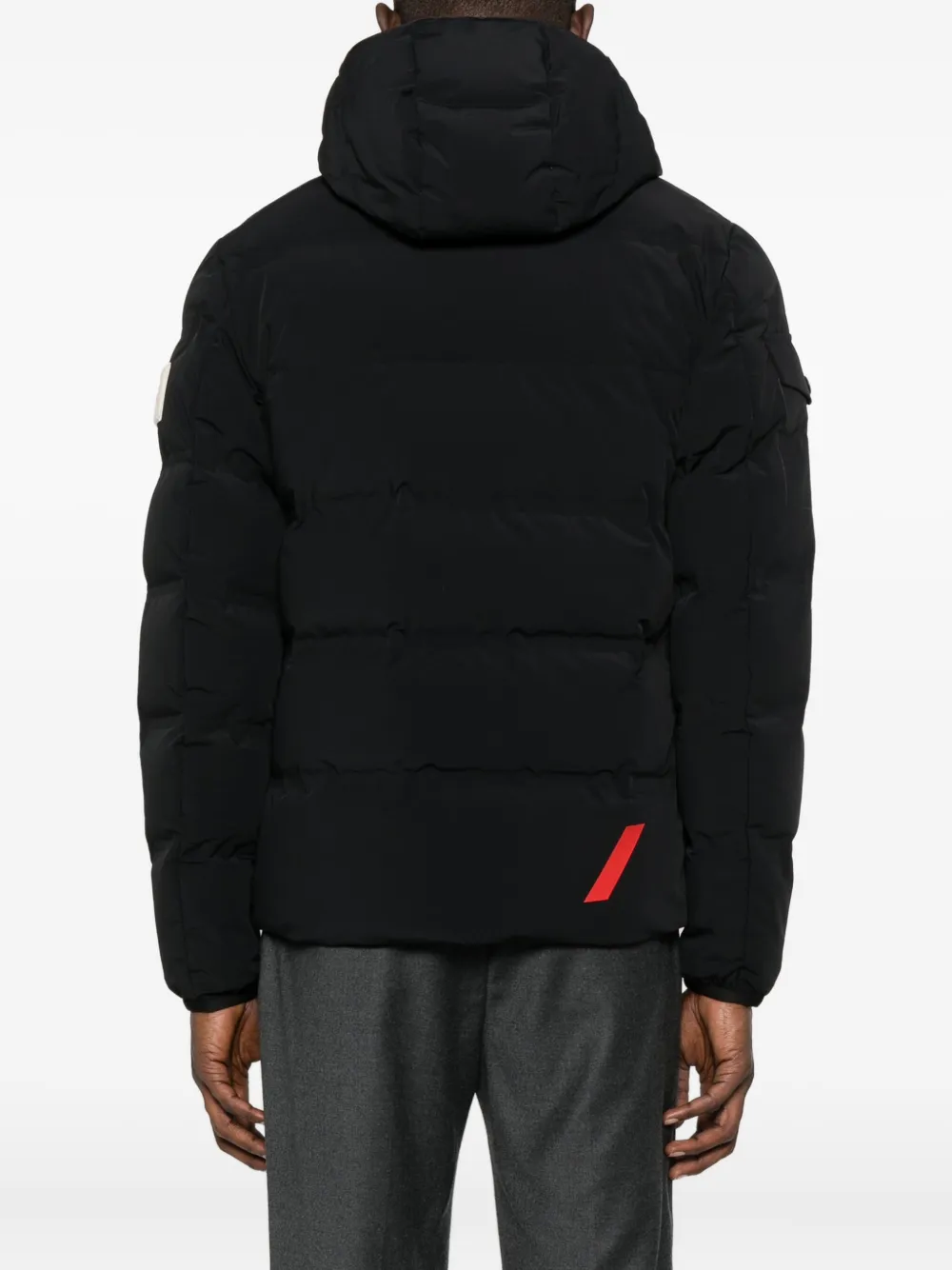 After Label Hooded Zip-front Jacket In Black