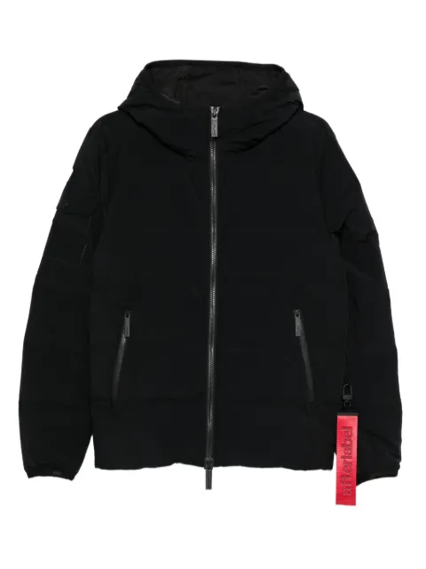 AFTER LABEL hooded zip-front jacket