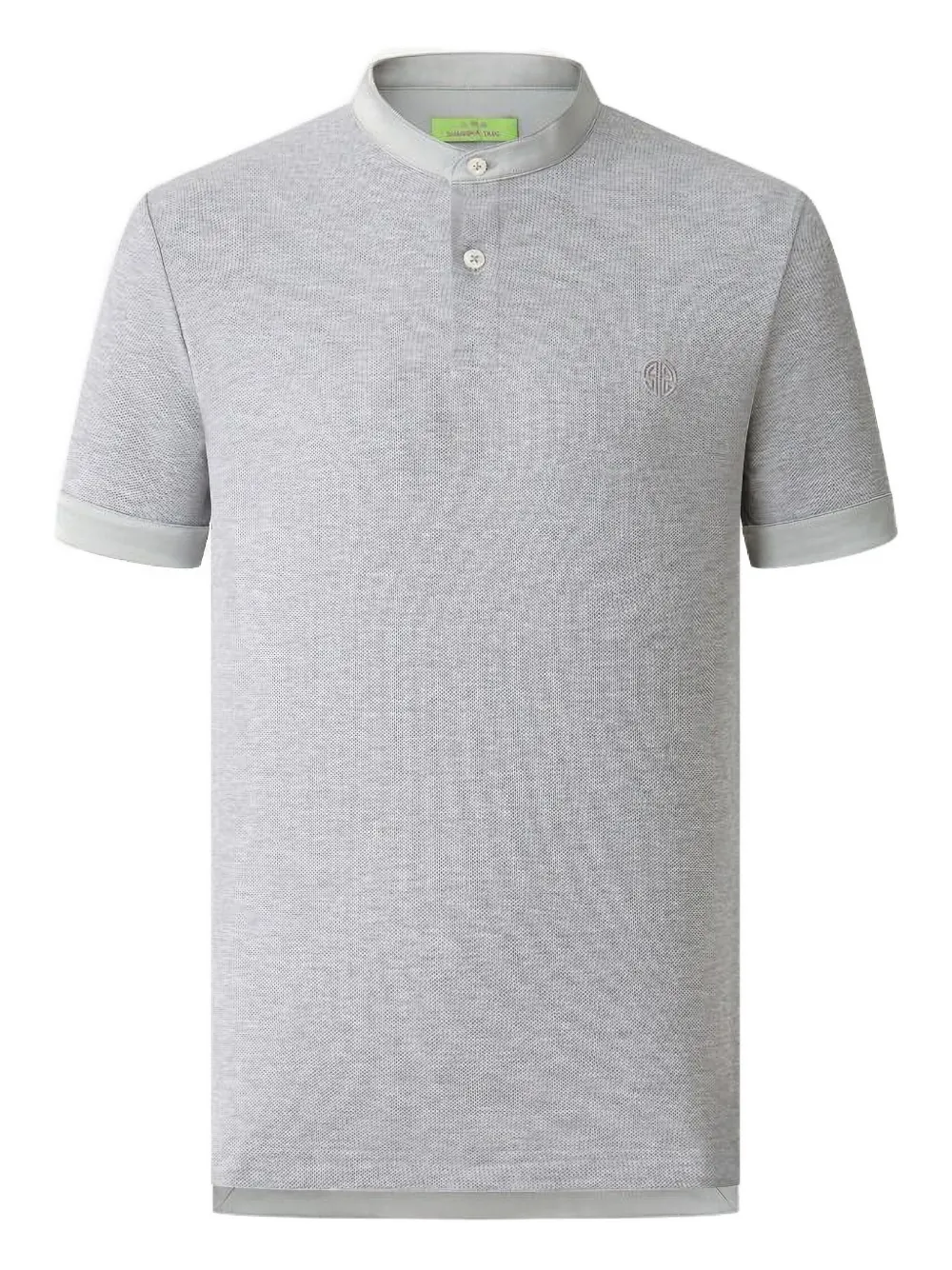 Shanghai Tang embroidered-logo T-shirt | Grey | Image 1