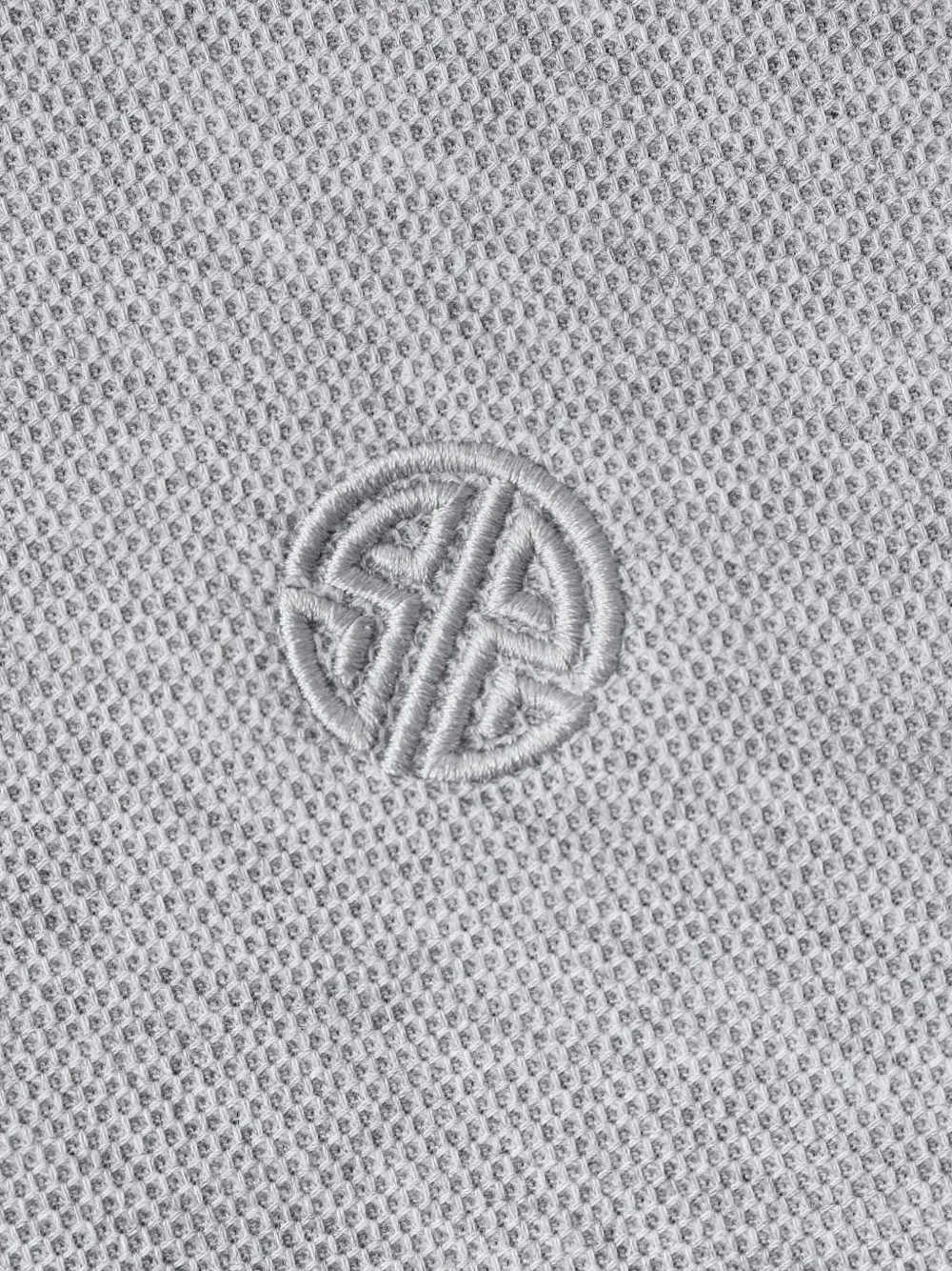 Shanghai Tang T-shirt met geborduurd logo Grijs