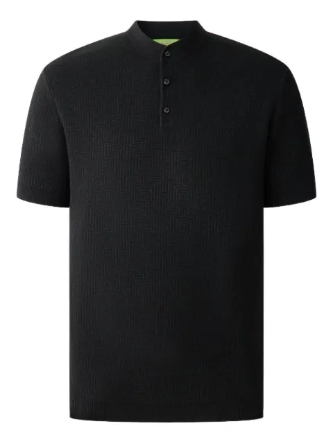 Shanghai Tang jacquard-pattern T-shirt