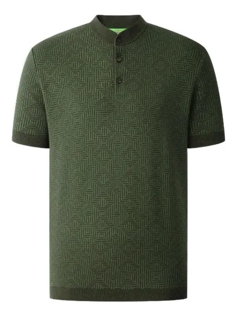 Shanghai Tang jacquard-pattern T-shirt