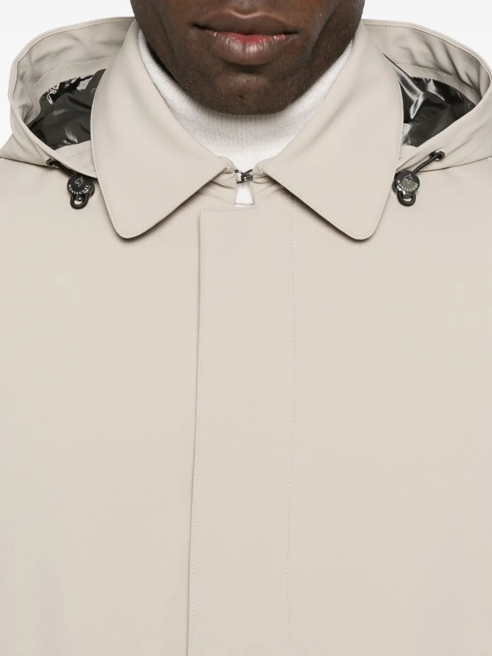 Montecore Hooded Jacket In Neutral