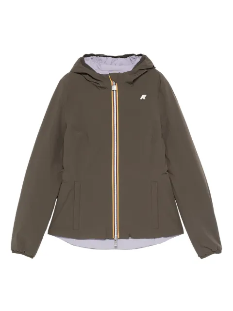 K-Way hooded zip-front jacket