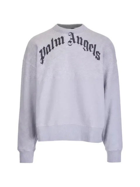 Palm Angels logo-print sweatshirt