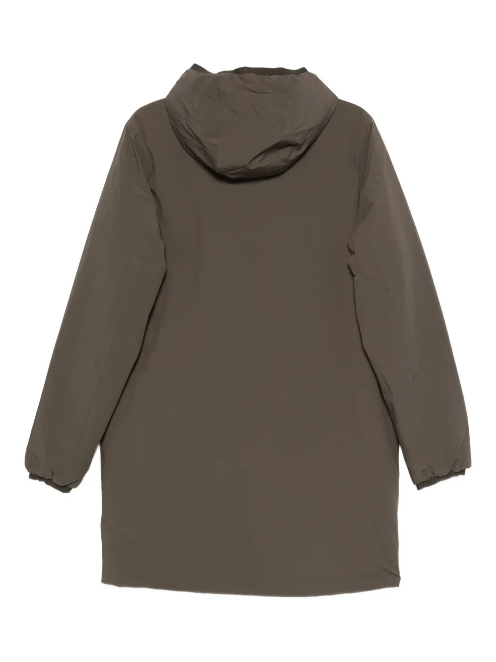 K-way Hooded Zip-front Jacket In Green