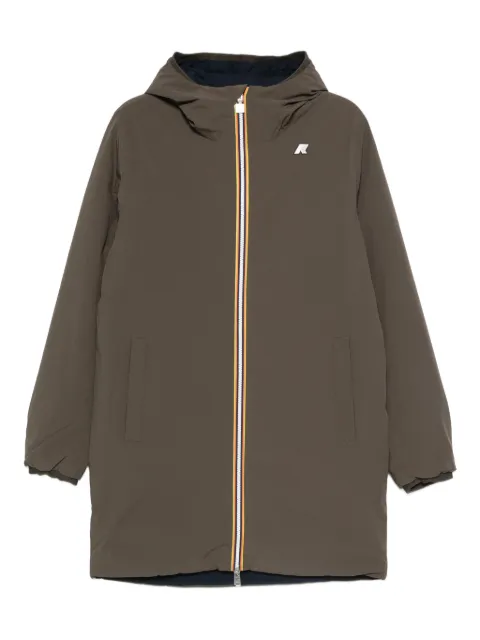 K-Way hooded zip-front jacket