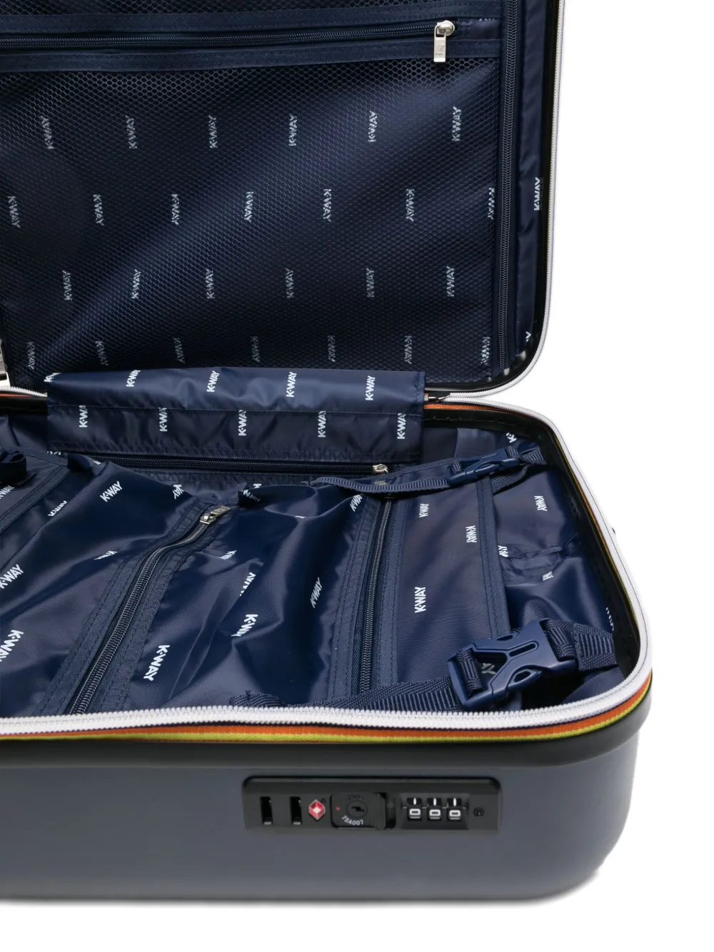 K-way Eudoxie Logo-embellished Wheeled Suitcase In Black