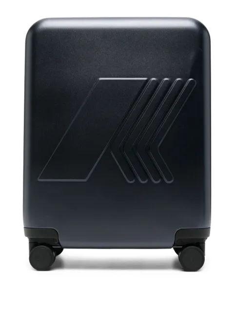 K-Way Eudoxie logo-embellished wheeled suitcase