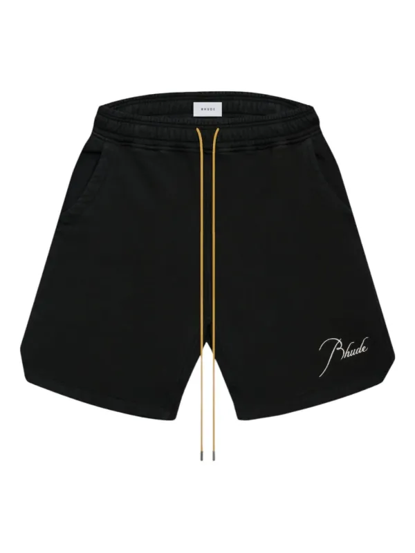 RHUDE ドローストリング ショートパンツ | ブラック | FARFETCH JP
