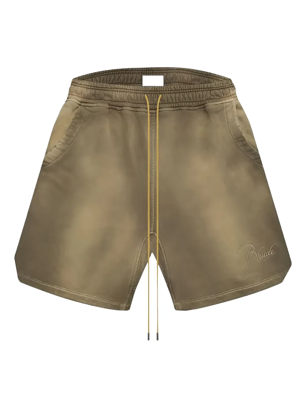 RHUDE faded-effect track shorts | Brown | Image 1