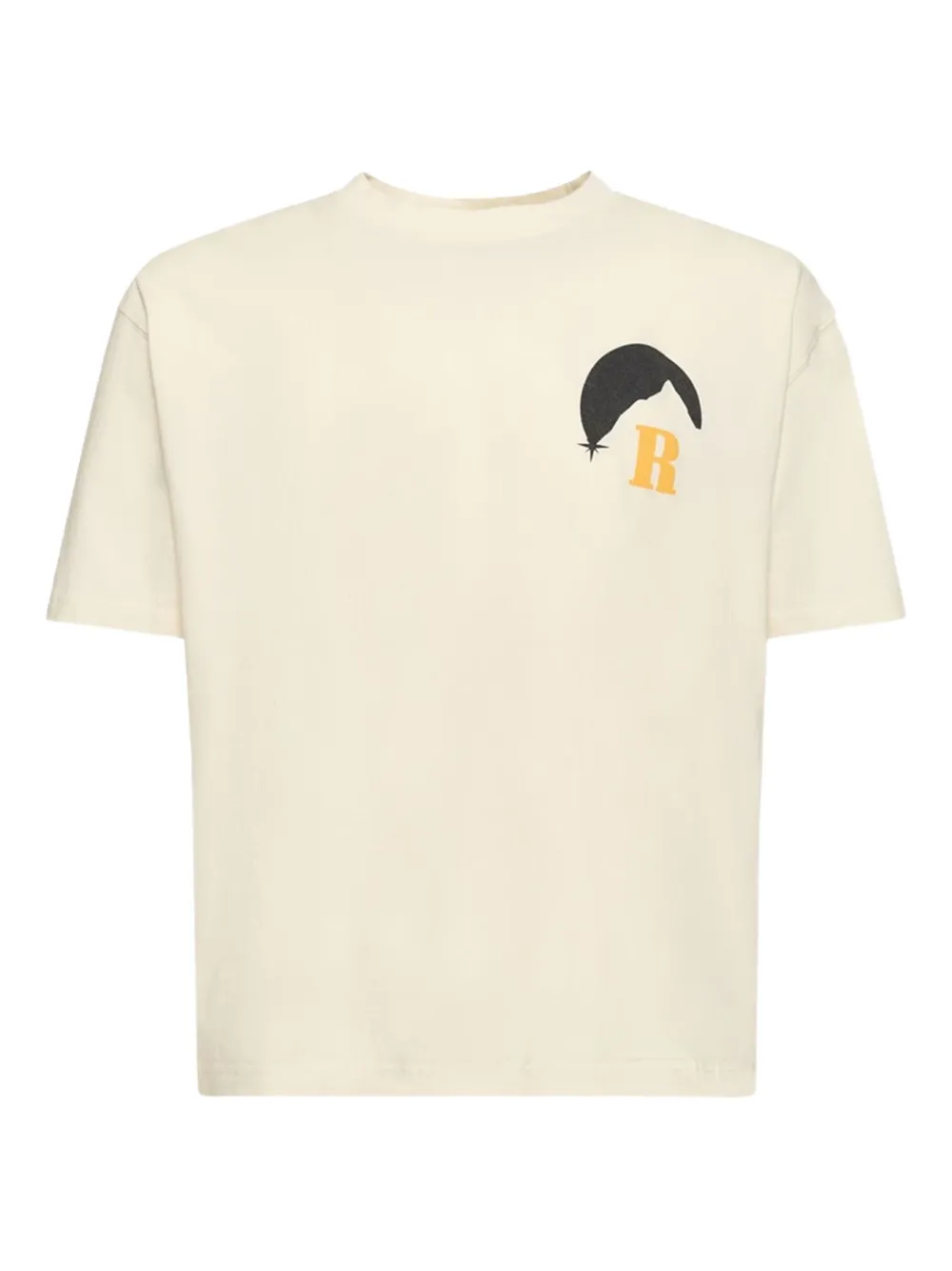 RHUDE moon-mountain graphic t-shirt - ニュートラル RHUDE moon-mountain graphic t-shirt - ニュートラル